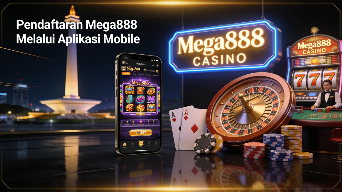 mega888 di Indonesia — Pendaftaran Mega888 Melalui Aplikasi Mobile